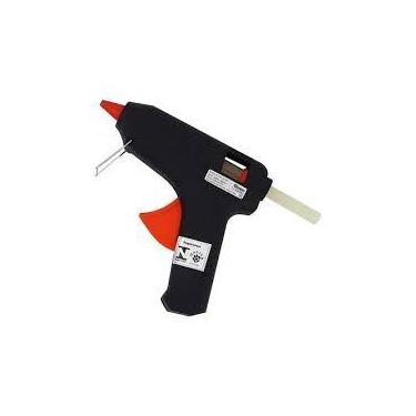 Imagem de Kit Aplicador Pistola de Cola Quente Pequena 10w com 5 bastões de cola