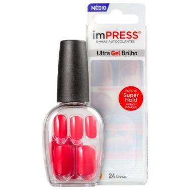 Imagem de Kiss New York Impress Média Rather Reckless - Unhas Postiças