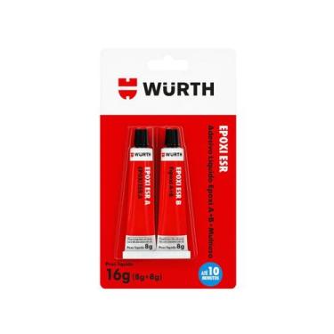 Imagem de Cola Epoxi Wurth Esr 16g Ferro Metal Aluminio