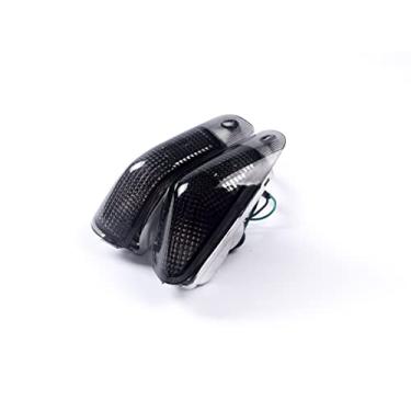 Imagem de Compatível com Kawasaki 1990-2004 ZX600 Ninja ZX-6; ZX600 ZZ-R600 1993-2006; Idicador de luz piscante frontal/traseiro (pisca-pisca frontal + lâmpadas, lentes de fumaça)