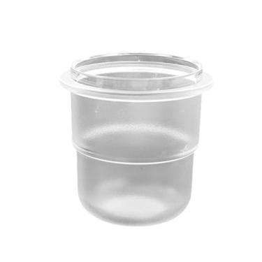 Imagem de KiBcsLic Copo dosador de café expresso, fácil de limpar, compacto, economizador de espaço, prático, alimentador de pó para porta-filtro de 58 mm para bar, Branco