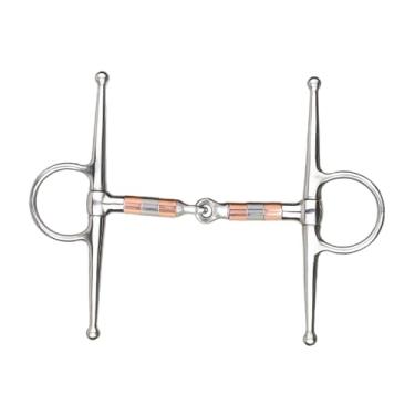 Imagem de harayaa Freio para treinamento de cavalos, freio para garanhão, equipamento resistente ao desgaste para arreios, rolos de cobre, para cavalos, ferramenta de