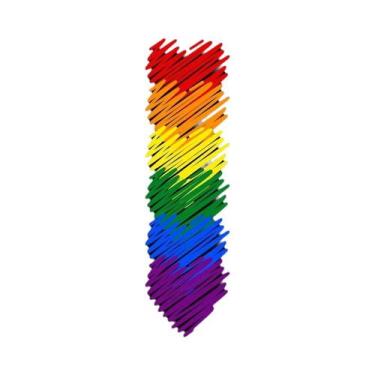 Imagem de Arte De Parede Com a Bandeira Arco-Íris LGBT, Pintura Em Tela, Imagens