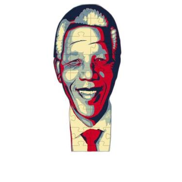 Imagem de Quebra-Cabeça Personalidades Da História Nelson Mandela 300 - Coleção 