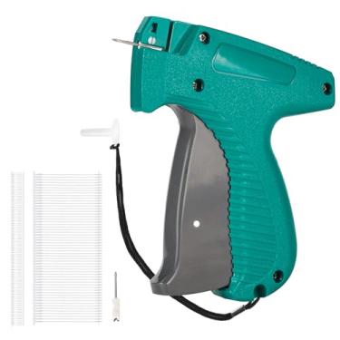 Imagem de Pistola de costura para roupas, pistola de costura e fixadora de etiqueta de preço de varejo para roupas com 6 agulhas e 1000 peças de 0,5 cm e 1000 peças de fixadores de farpas de 5 cm