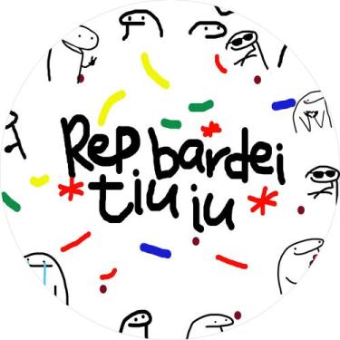 Imagem de Painel de Tecido Sublimado Redondo Aniversário Bento Flork Repbardei T