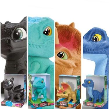 Imagem de Brinquedo Infantil Boneco Dinossauro Dragão Vinil Pelúcia - Bambola, D