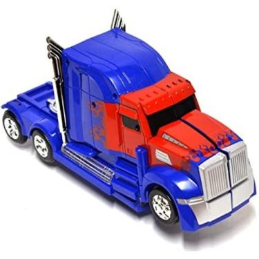 Imagem de Caminhão Transformers Optimus Prime Pilha Vira Robô Som - ROBOT-TRUCK-