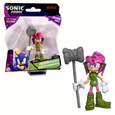 Imagem de Boneco Colecionável 6,5Cm Sonic Prime - Thorn Rose - Candide
