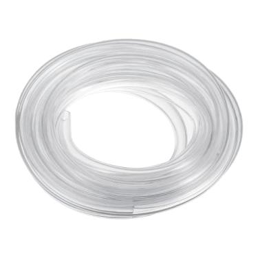 Imagem de YELARXI Mangueira de PVC transparente, tubo de água de plástico flexível, mangueira de vinil leve - adequado para (jardim/piscina/bomba/aquário/tanque de peixes), 0,31" (8 mm) ID e 0,43" (11 mm) OD e