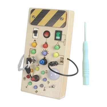 Imagem de simhoa Brinquedo de Viagem com Quadro LED para Aprendizagem de Habilidades Motoras em Crianças de 1 a 4 Anos