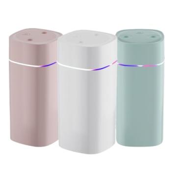 Imagem de Umidificador Grande 3 Litros Saída Dupla Luzes LED's Coloridas Silencioso e Neblinas Controláveis(Cor aleatória（600ML))