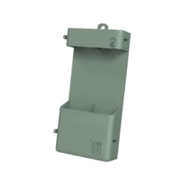 Imagem de IEUDNS Suporte de parede para pauzinhos de silicone com escorredor, suporte para utensílios de cozinha, para talheres, pincel de maquiagem, escova de dentes, Verde