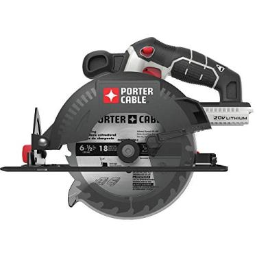 Imagem de PORTER-CABLE Serra circular sem fio 20V MAX* 16,5 cm (6-1/2 polegadas), somente ferramenta (PCC660B)