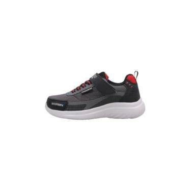 Imagem de Skechers Tênis masculino Bounder 2.0, Preto/Carvão, 12 Little Kid