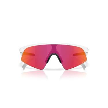 Imagem de Oakley Óculos de sol retangulares Oj9015 Resistor Sweep, Branco polido/Prizm Field, 28 mm