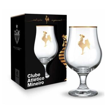 Imagem de Taça Dublin Cerveja 400ml - Atlético Mineiro Galo Série Ouro Brasfoot