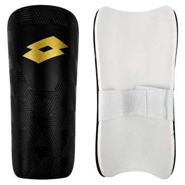 Imagem de Caneleira Lotto Preto Adulto Futebol Original Resistente-Unissex