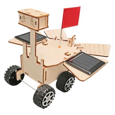 Imagem de Almencla Kit Mar Rover movido a energia solar faça você mesmo, ferramenta educacional, decoração, construção, artesanato, experimento científico para crianças,