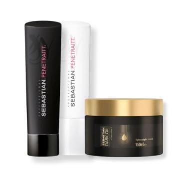 Imagem de Sebastian Kit Penetraitt (3 Produtos) - Kit de Produtos para Cabelo - Hidratante - Óleo - 3 Unidades