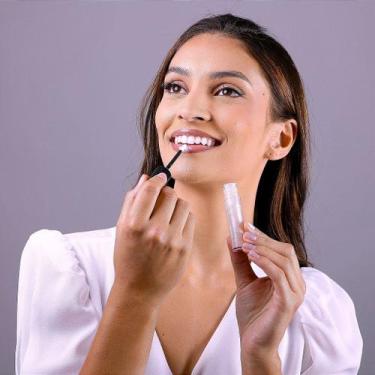 Imagem de Gloss Labial Holográfico Vegano 4,5ml Cor 01 - Transparente com Brilho