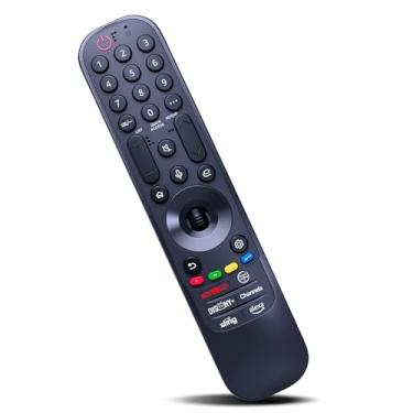 Imagem de Novo controle remoto AKB76045102 MR24GN de substituição AKB76043102 MR23GA Magic para LG com voz e ponteiro para TVs LG 2024 OLED G4, C4, série B4, QNED 99T, 90T, 85T, 80T, UT80, série UT75