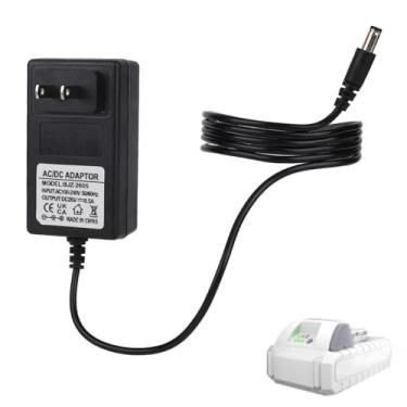 Imagem de Carregador de Bateria de Lítio 24V para Snow Joe e Sun Joe, Carregador Rápido Compatível com Baterias iBAT24 24VBAT e 24VBAT-LTE Cabo Adaptador Energia