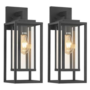 Imagem de Juego de 2 Lámparas de Pared para Exterior ZMKMOK 18" Impermeables
