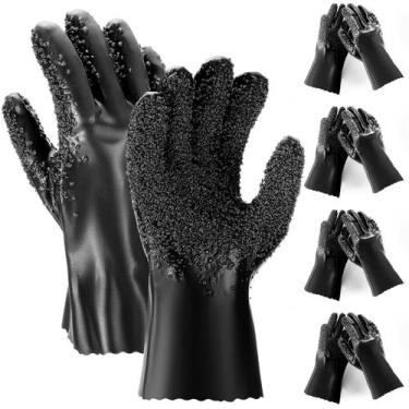 Imagem de Luvas de proteção Teenyyou PVC antiderrapantes impermeáveis 10 em 4 pa