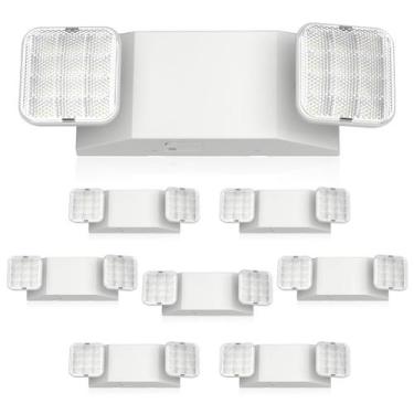 Imagem de Luz de emergência LED FREELICHT, pacote com 8 baterias de reserva UL92