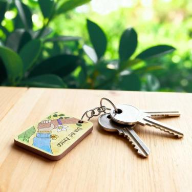 Imagem de Chaveiro MDF Amizade: 25 Lembrancinhas com Frases Inspiradoras e Ilust