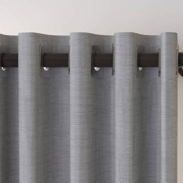 Imagem de Cortina Bali Cinza com Forro Semi Blackout 4,00m x 2,30m Sofisticação e Privacidade com Forro Semi Blackout.