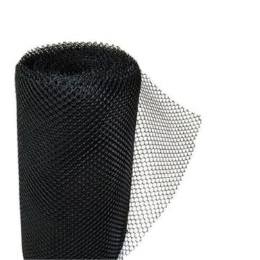 Imagem de KIT Tela de Proteção Preta + 100 Abracadeiras Nylon Enforca Gato Preto(3,6x250mm,5m)