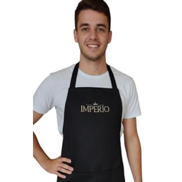 Imagem de Avental Churrasqueiro Brim Personalizado Logo Cerveja Imperio - MdeMar