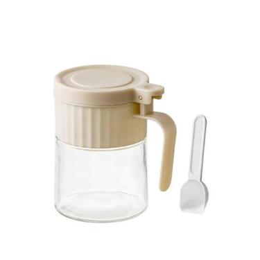 Imagem de Porta Condimentos 250ml de Vidro com Colher Tampa Hermética - TOP RIO
