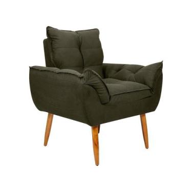 Imagem de Poltrona Opala Tokio para descanço confortável Toquio Matrix, SUEDE CA