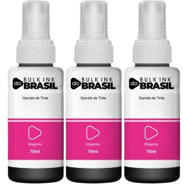 Imagem de Kit 3 Tintas Para Epson T664 L355 L365 L395 L455 L1300 L110 - Bulk Ink