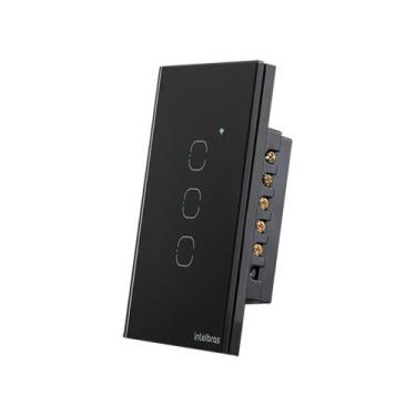 Imagem de Interruptor Smart Zigbee Touch Preto Ezs1003 Até 100 Metros - INTELBRA