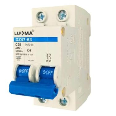 Imagem de DISJUNTOR BIPOLAR 25A DIN - LUKMA