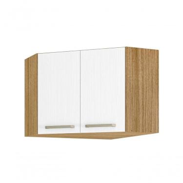 Imagem de Armario De Cozinha De Canto Obliquo Ametista Kits Parana Freijó Supremo