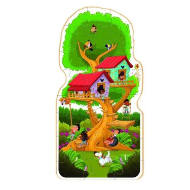 Imagem de Puzzle Gigante Casa Na árvore - Nig Brinquedos