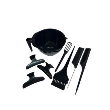 Imagem de Kit Profissional Basico Com 8 Acessorios Para Tintura e Coloração Capi