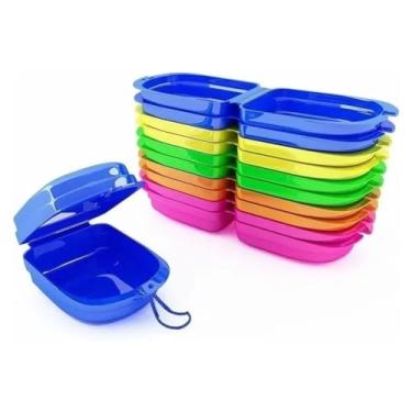 Imagem de Estojo Para Aparelho Ortodôntico Móvel, Aromático, 10 Unidades, Cores Sortidas