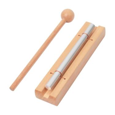 Imagem de Yunhgft Sino de Mão com Baqueta E Barra de Alumínio, Instrumento Musical Solo, Sino de Vento para Professores, Sala de Aula, Ioga E Relaxamento.