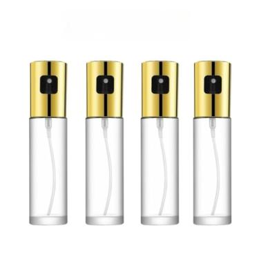 Imagem de Azeite Spray Vinagre de Azeite em Vidro Azeite 100ml(Dourado 4 PÇS)