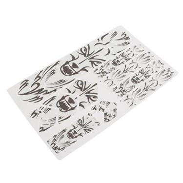 Imagem de Acouto Adesivos Protetores de Mountain Bike 3D Conjunto de Adesivos Protetores de Mountain Bike Decorativos Decalques de Fita para Quadro de Bicicleta (Modelo de moldura de cabeça de lobo)