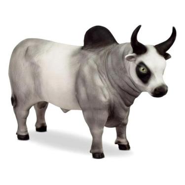 Imagem de Animais Da Fazenda Coleção Touro, Boi De Brinquedo - BeeToys - Bee Toy