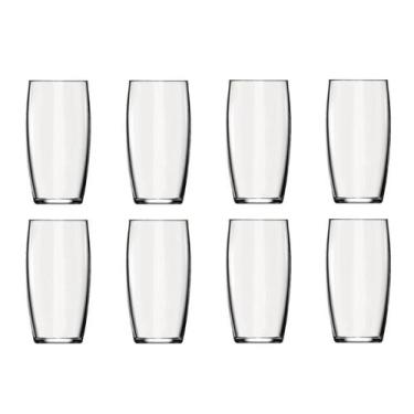 Imagem de Copo Oca 300ml Vidro Resistente Suco Agua Nadir - 8Un - NADIR FIGUEREI