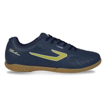 Imagem de Chuteira Topper Boleiro Vi Futsal Petroleo/Amarelo/Azul,43
