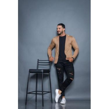 Imagem de Blazer masculino luxo slim - DEBATT, Caramelo claro, P